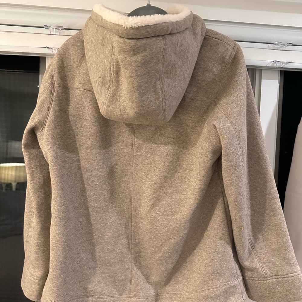 Cozy Gray Hooded Jacket